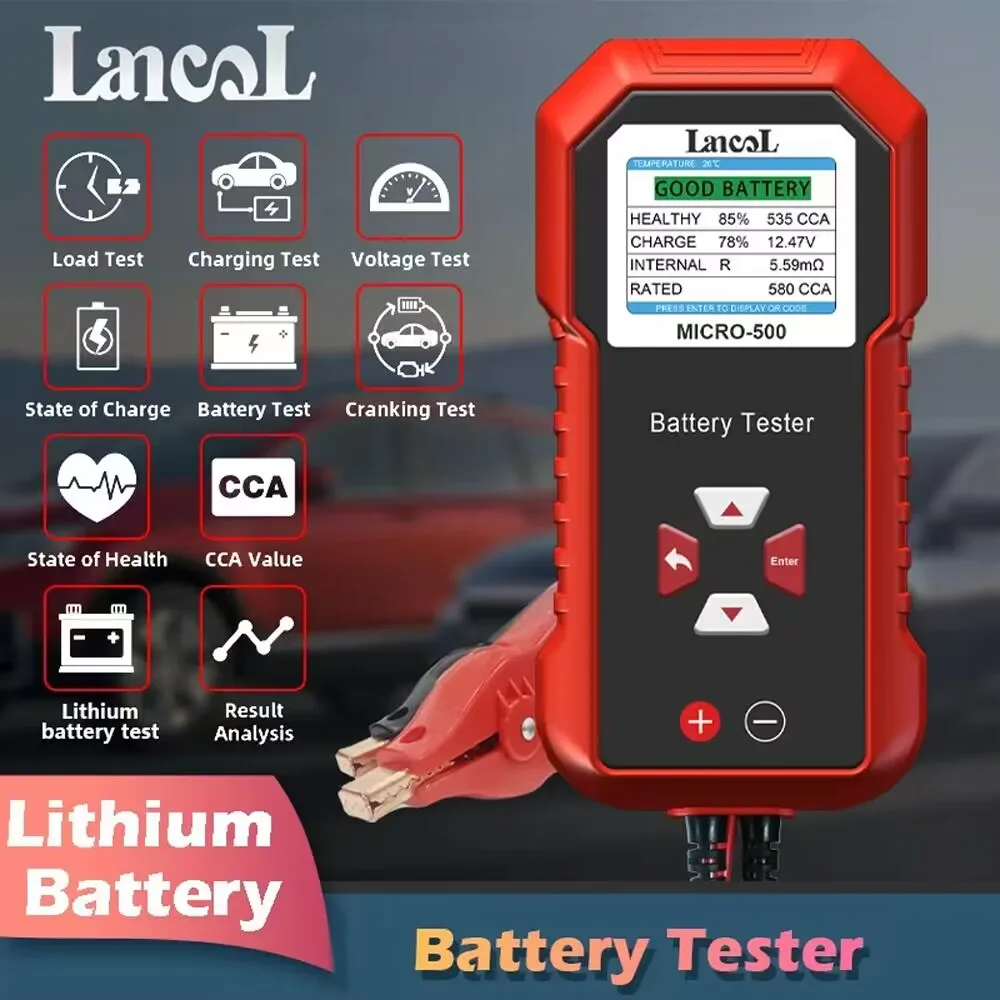 Battery Load Tester - Lancol Micro 500 12V Car Battery