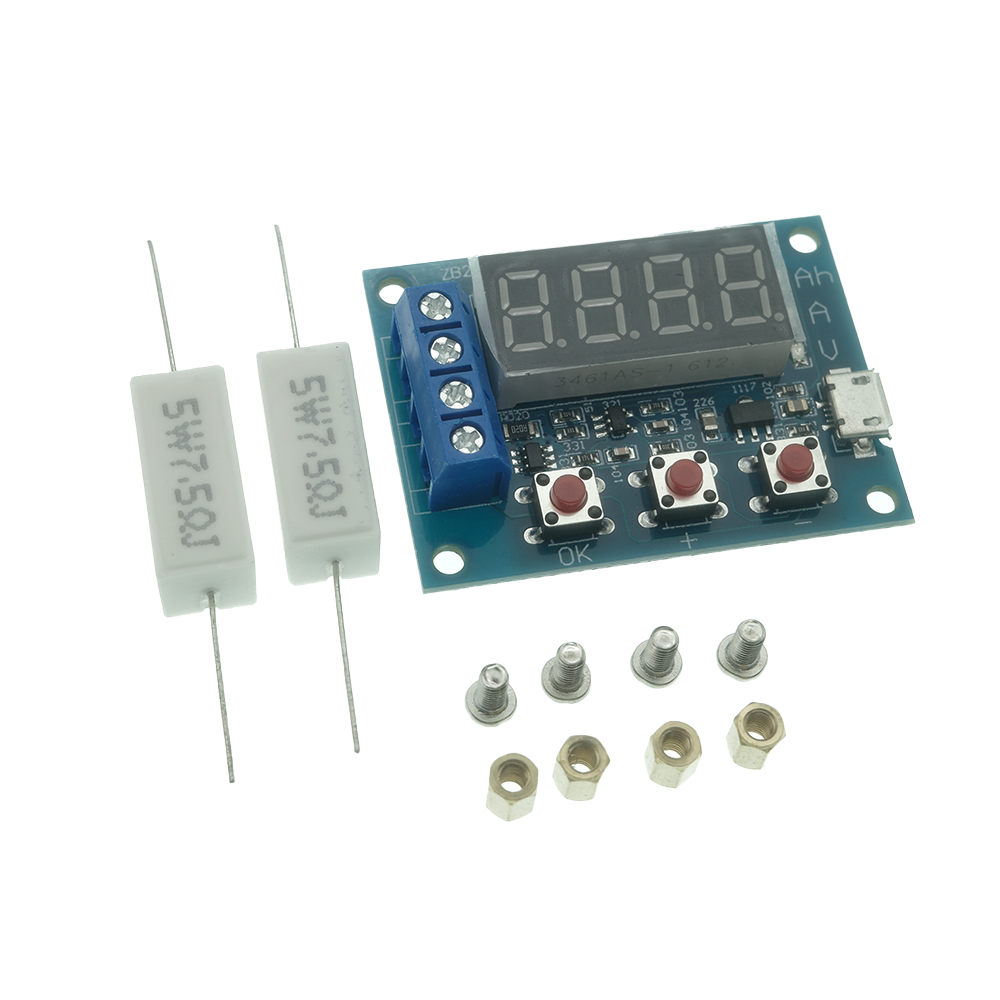 Battery Load Tester - ZB2L3 Digital Battery Capacity Tester, LED