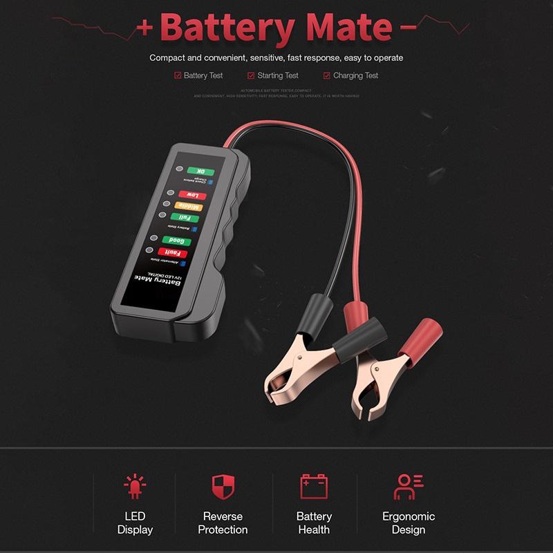Mini 12V Car Battery Tester -  - Battery Load Tester recension och pris