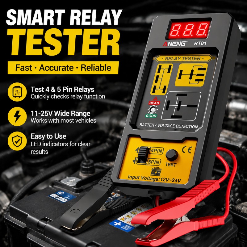 12V 24V Automotive Relay Teste - Battery Load Tester recension och pris