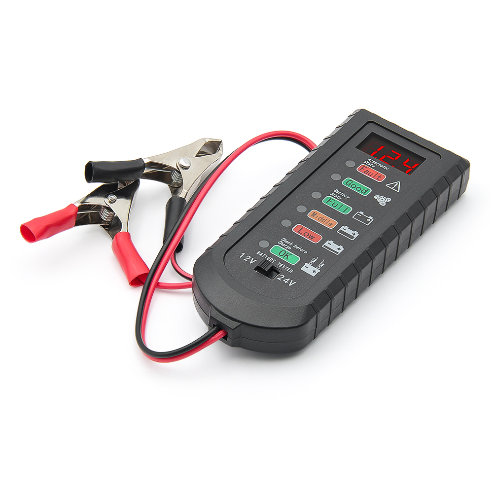 12V 24V Car Battery Tester LED - Battery Load Tester recension och pris