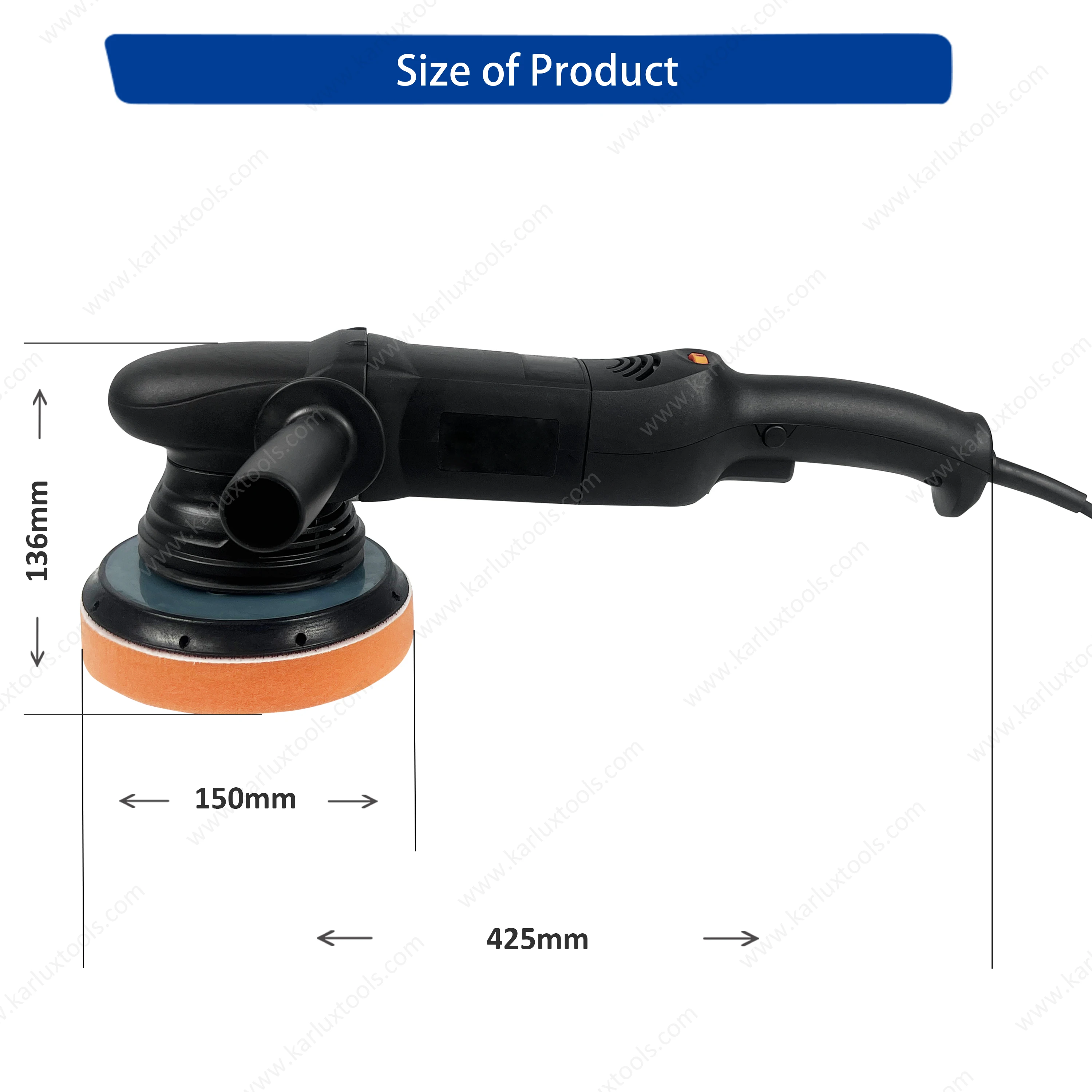 Car Buffer DA Polisher Machine - Orbital Polisher Da recension och pris