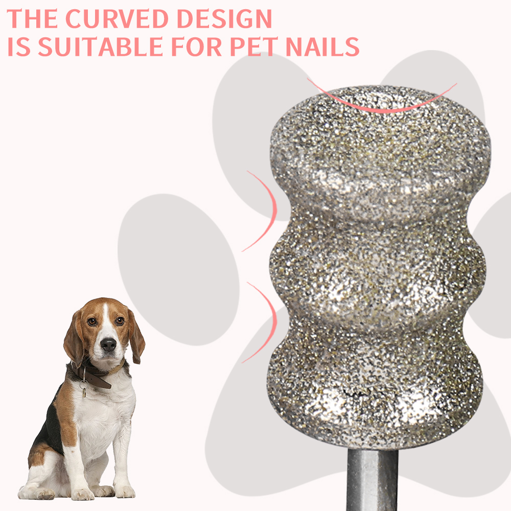 2PCS Dog Electric Nail Polishe - Orbital Polisher Da recension och pris